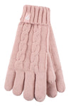 Heat Holders Kids' Glacier Peak Thermal Gloves Dusty Pink #color_dusty pink