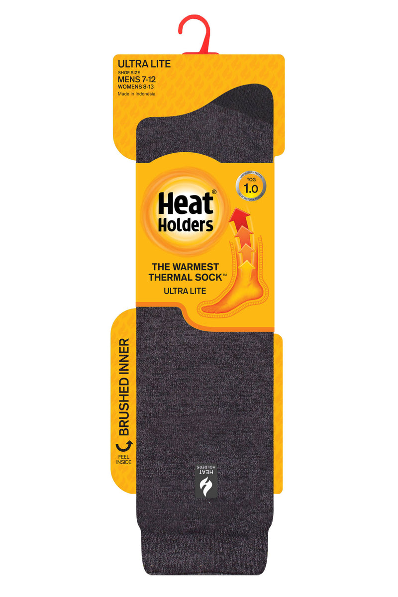 Heat Holders Men's Charlie Ultra Lite Twist Long Black - Pack