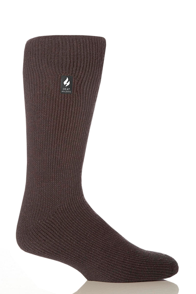 Heat Holders Men's Big and Tall Dunlin Lite Thermal Crew Sock Charcoal