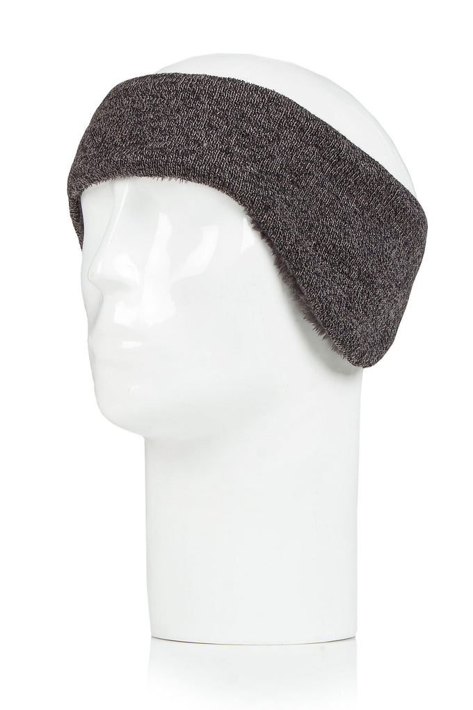 Heat Holders Mens Evan Contoured Headband Charcoal #color_charcoal