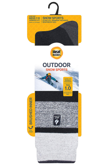 Heat Holders Men's Franz Steeze Snowsports Long Sock Grey - Pack