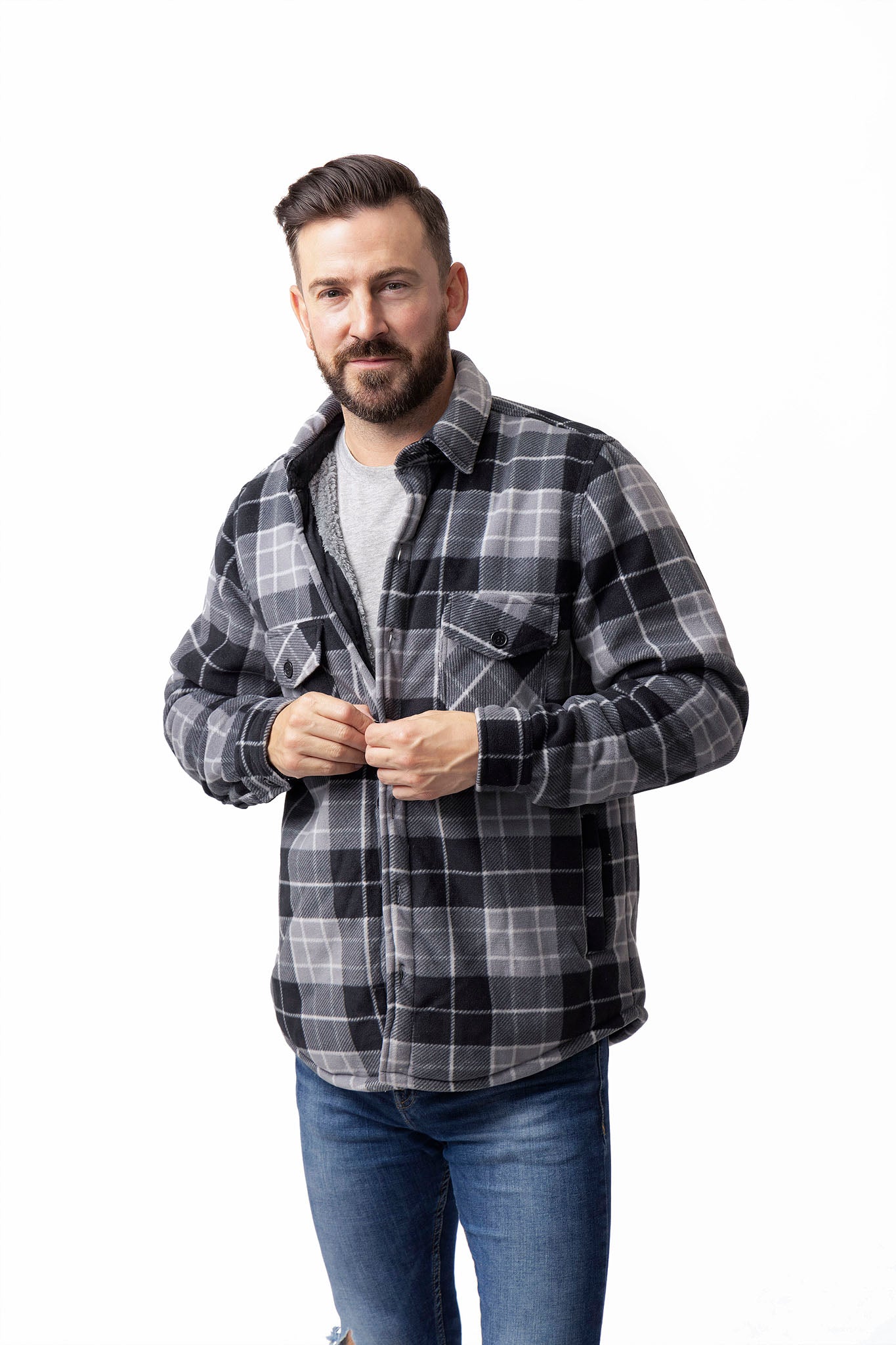 Men's Jax Plaid Shirt Jacket – Heat Holders®