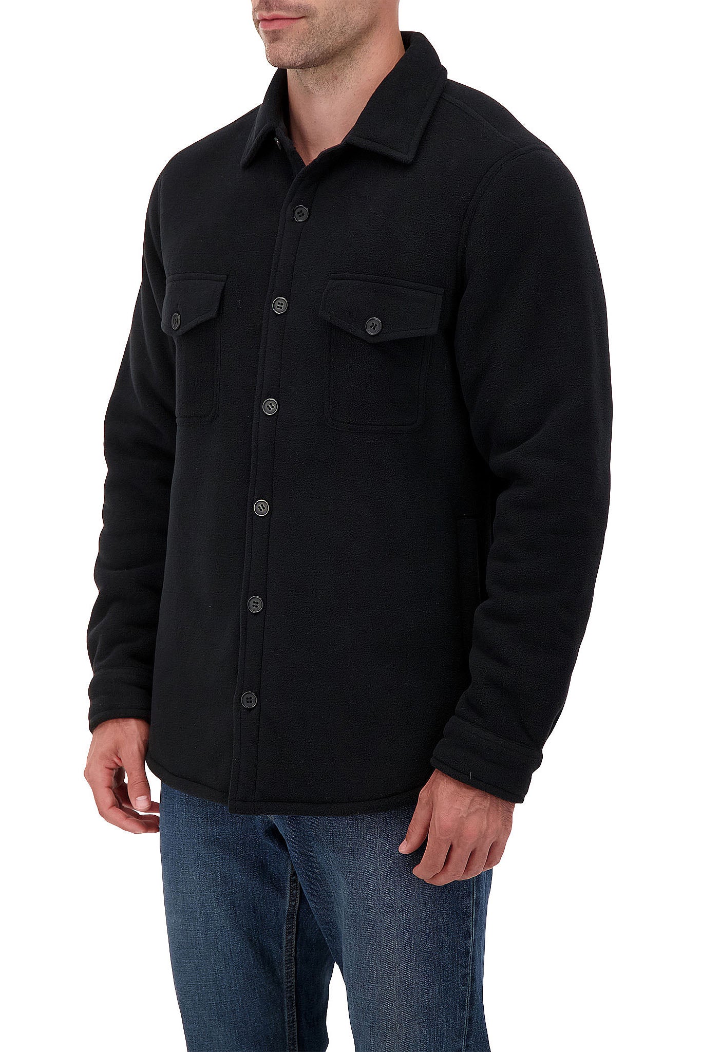 Men's Jax Solid Shirt Jacket | Heat Holders®