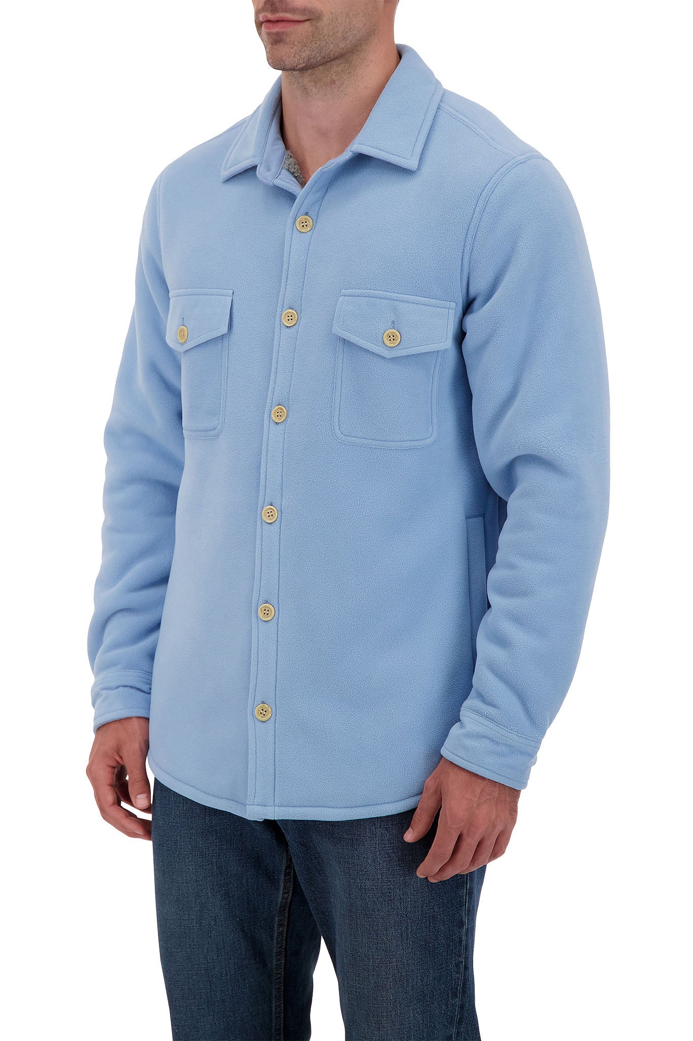 Men's Jax Solid Shirt Jacket – Heat Holders®