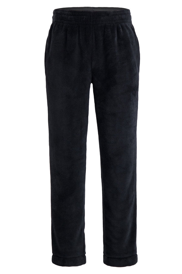 Heat Holders Men's Plush Lounge Fleece Pant Black #color_black