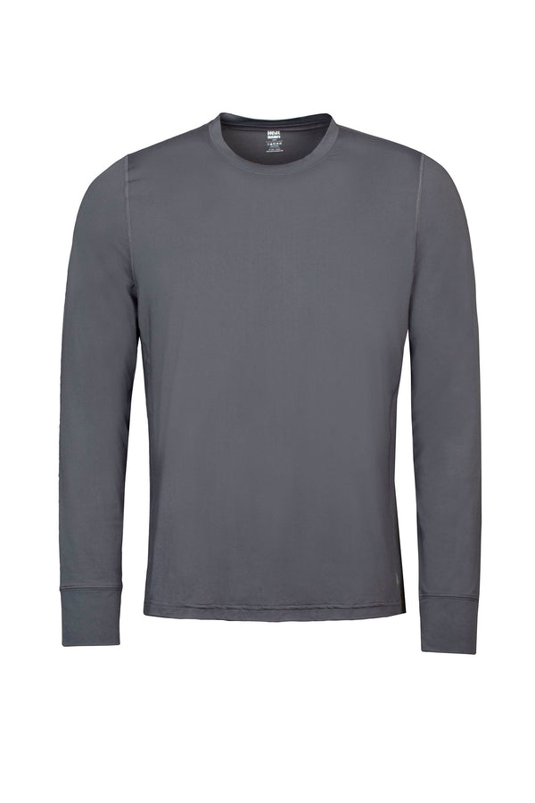 Heat Holders Men's ULTRA LITE Long Sleeve T-Shirt Iron Grey #color_iron grey