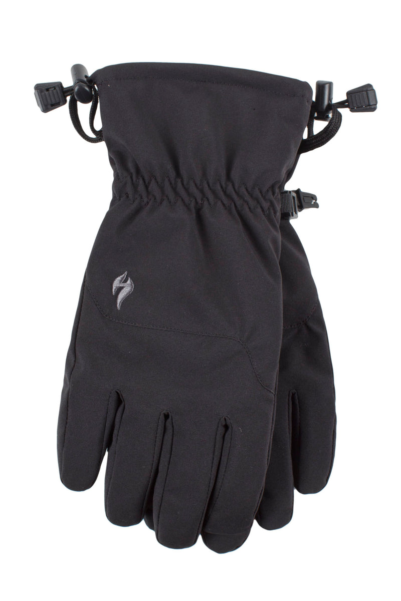 Heat Holders Revelstoke Mens Softshell Glove Black