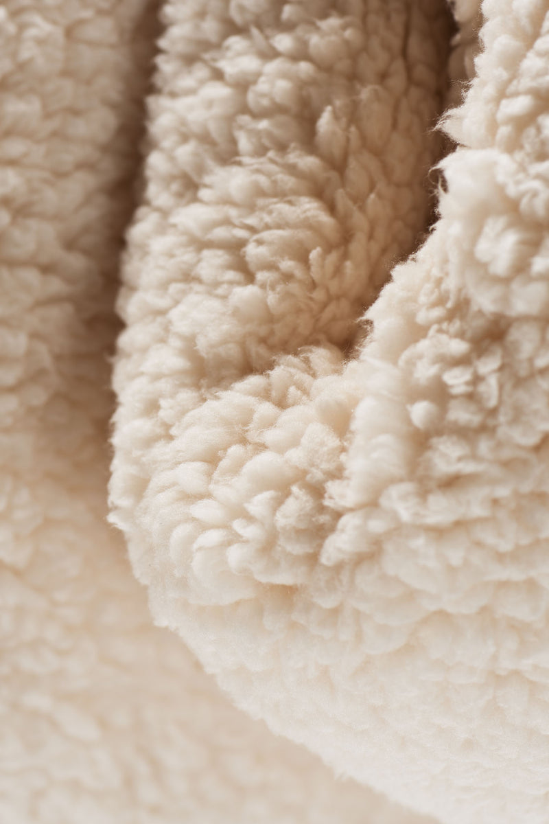 Heat Holders Super Plush Thermal Blanket King Size Ivory - Fold Detail