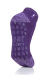 Heat Holders Women's Iris Twist Ankle Thermal Slipper Sock Purple #color_purple
