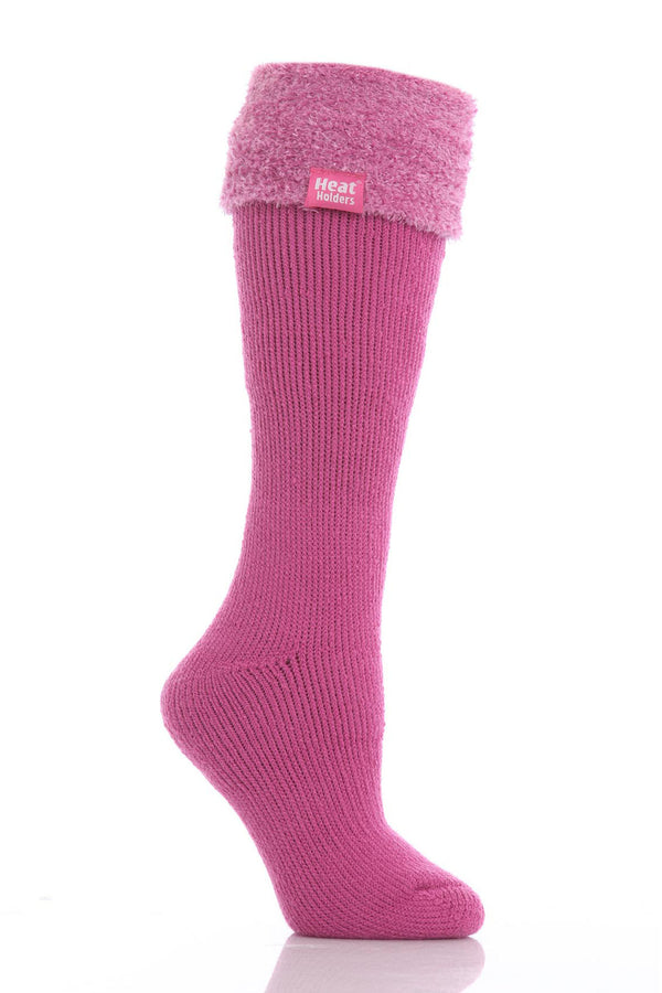 Heat Holders Women's Original Thermal Wellington Boot Sock Mulberry #color_mulberry