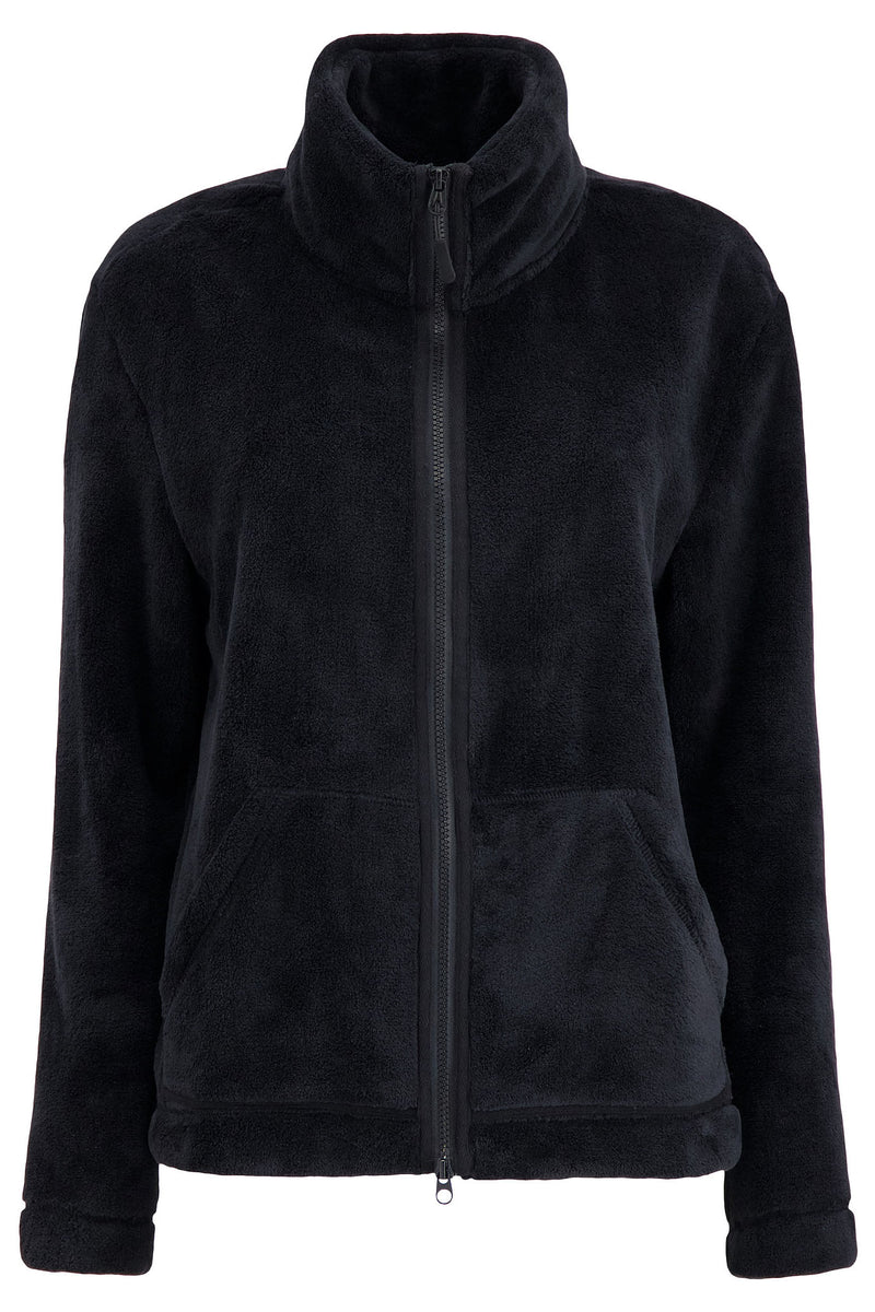 Heat Holders Women's Plush Zip-Front Fleece Jacket Black