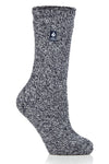 Heat Holders Women's Primrose Twist Thermal Crew Sock Navy #color_navy