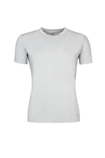 Heat Holders Women's ULTRA LITE Short Sleeve T-Shirt Silver Grey #color_silver grey