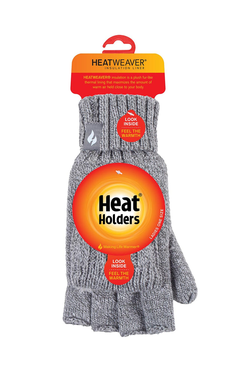 Heat Holders Women's Melinda Cable Knit Thermal Converter Gloves - Packaging