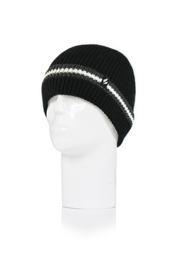 Simon Rib Knit Roll Up Hat for Women