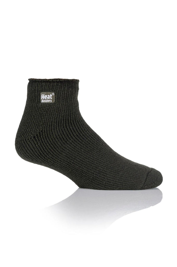 Heat Holders Men's Original Thermal Ankle Sock Solid Forest Green #color_forest green