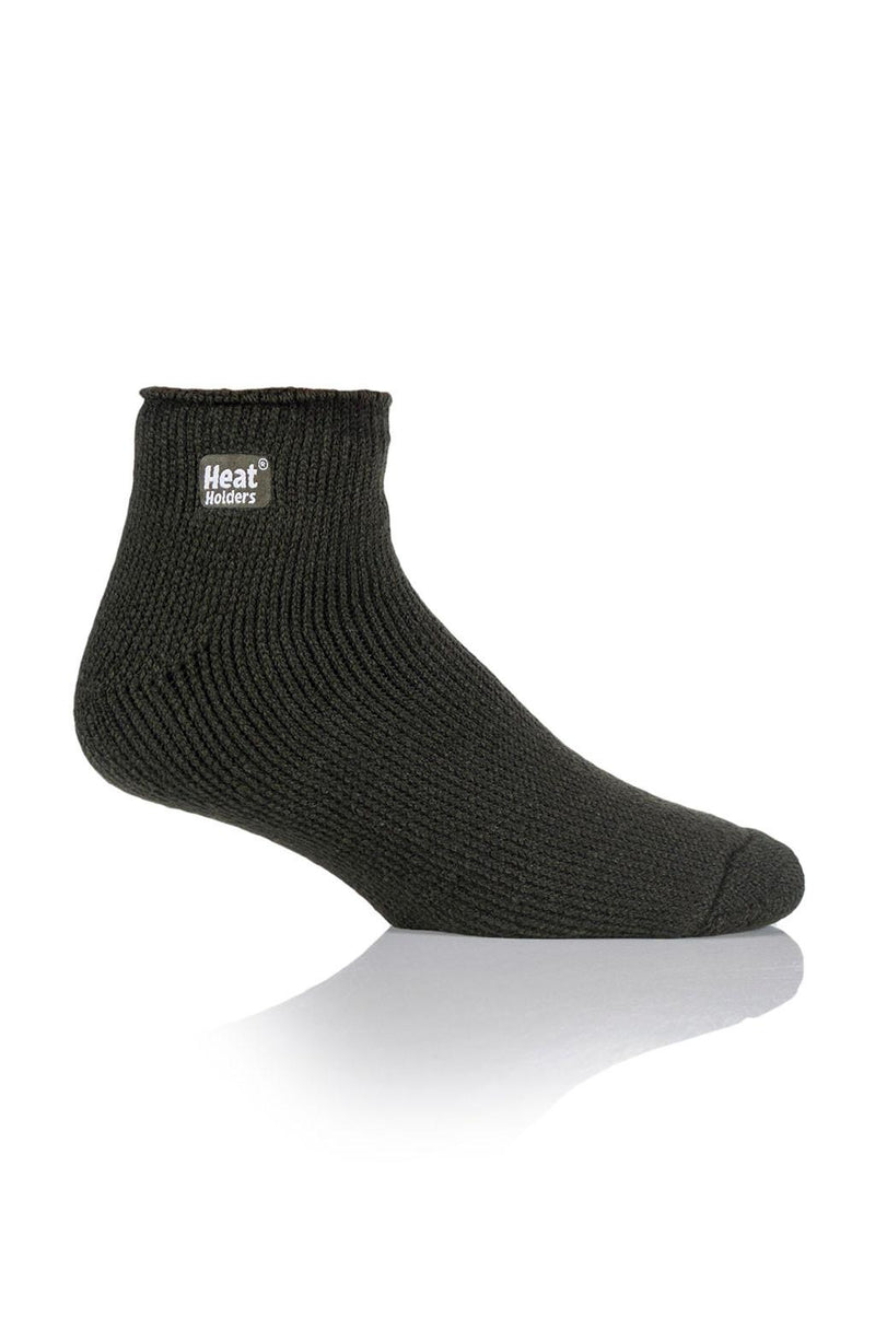 Heat Holders Men's Original Thermal Ankle Sock Solid Forest Green