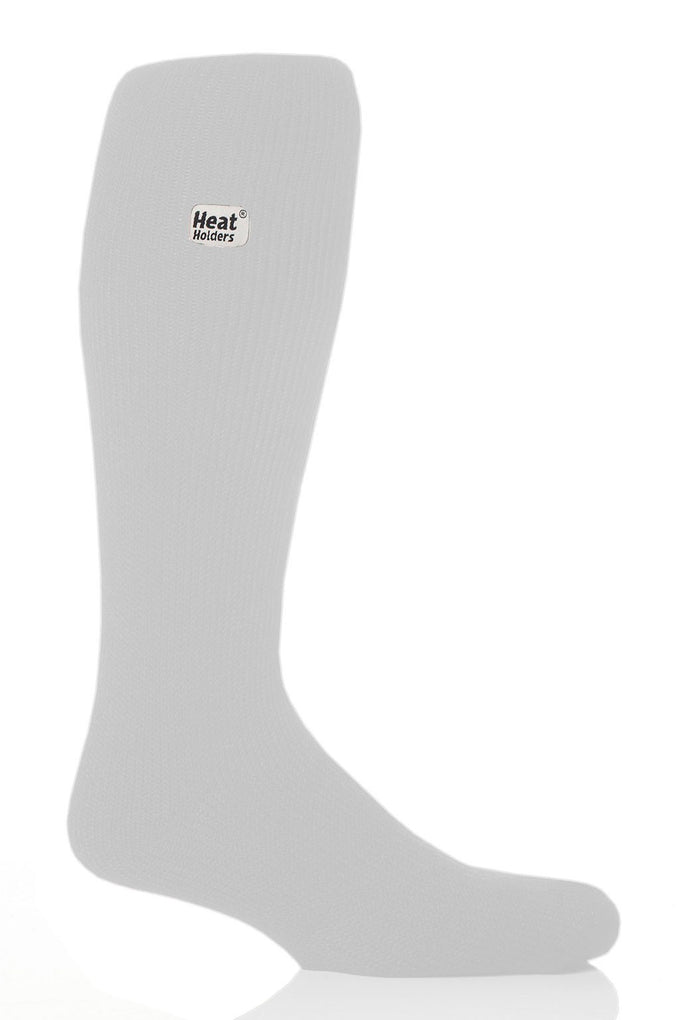 Heat Holders Men's Gabriel Solid Long Thermal Sock White #color_white