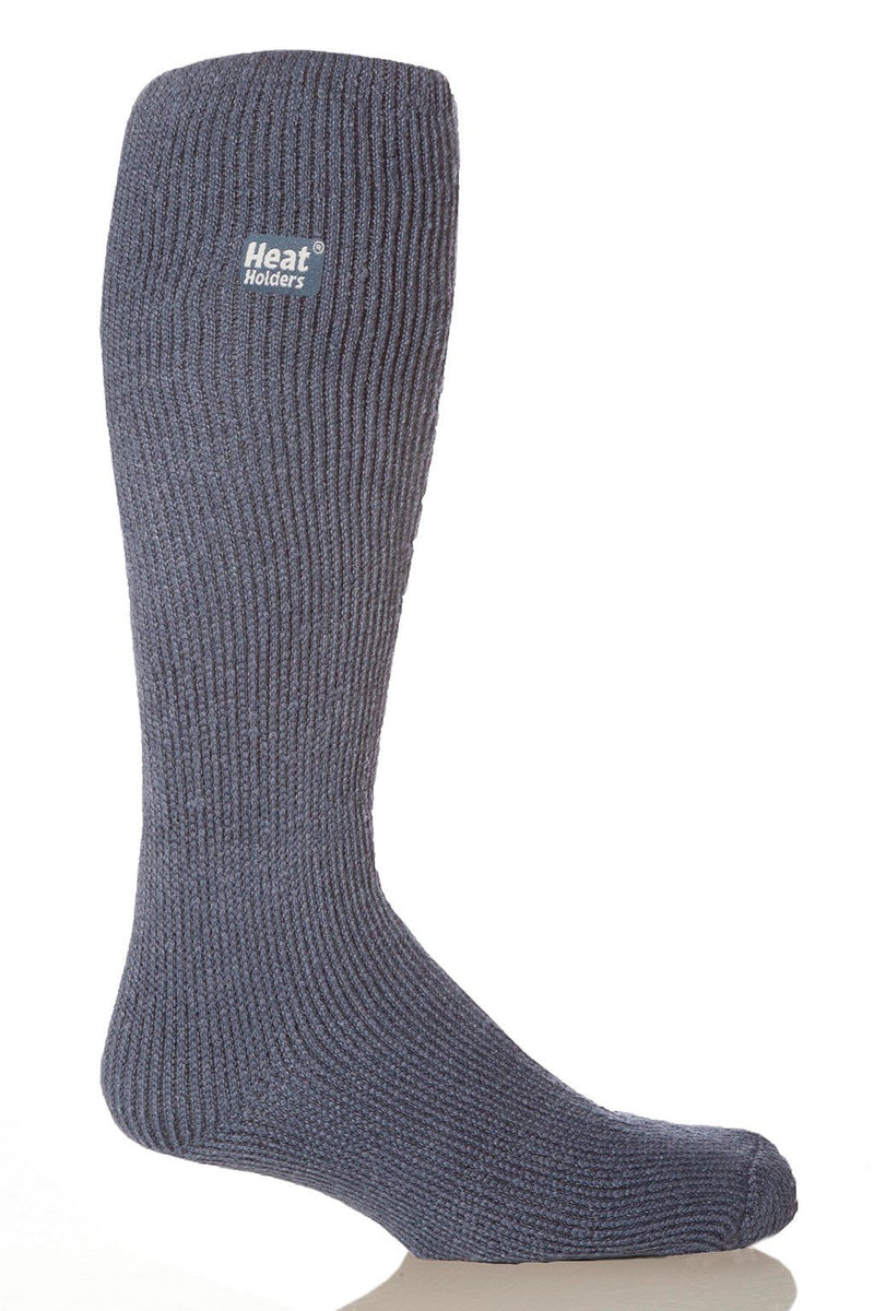 Heat Holders Men's Gabriel Solid Long Thermal Sock Denim