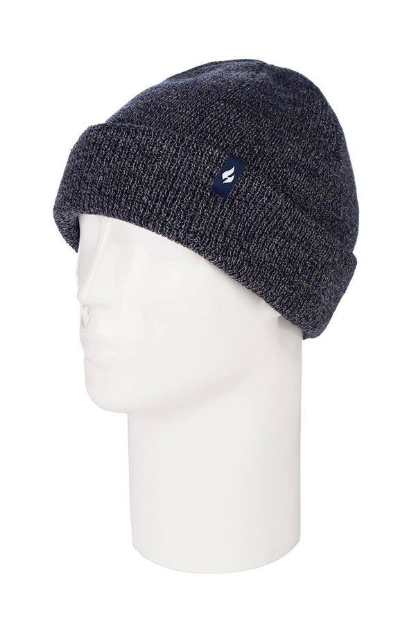 Heat Holders Men's Roll Up Thermal Hat Navy #color_navy