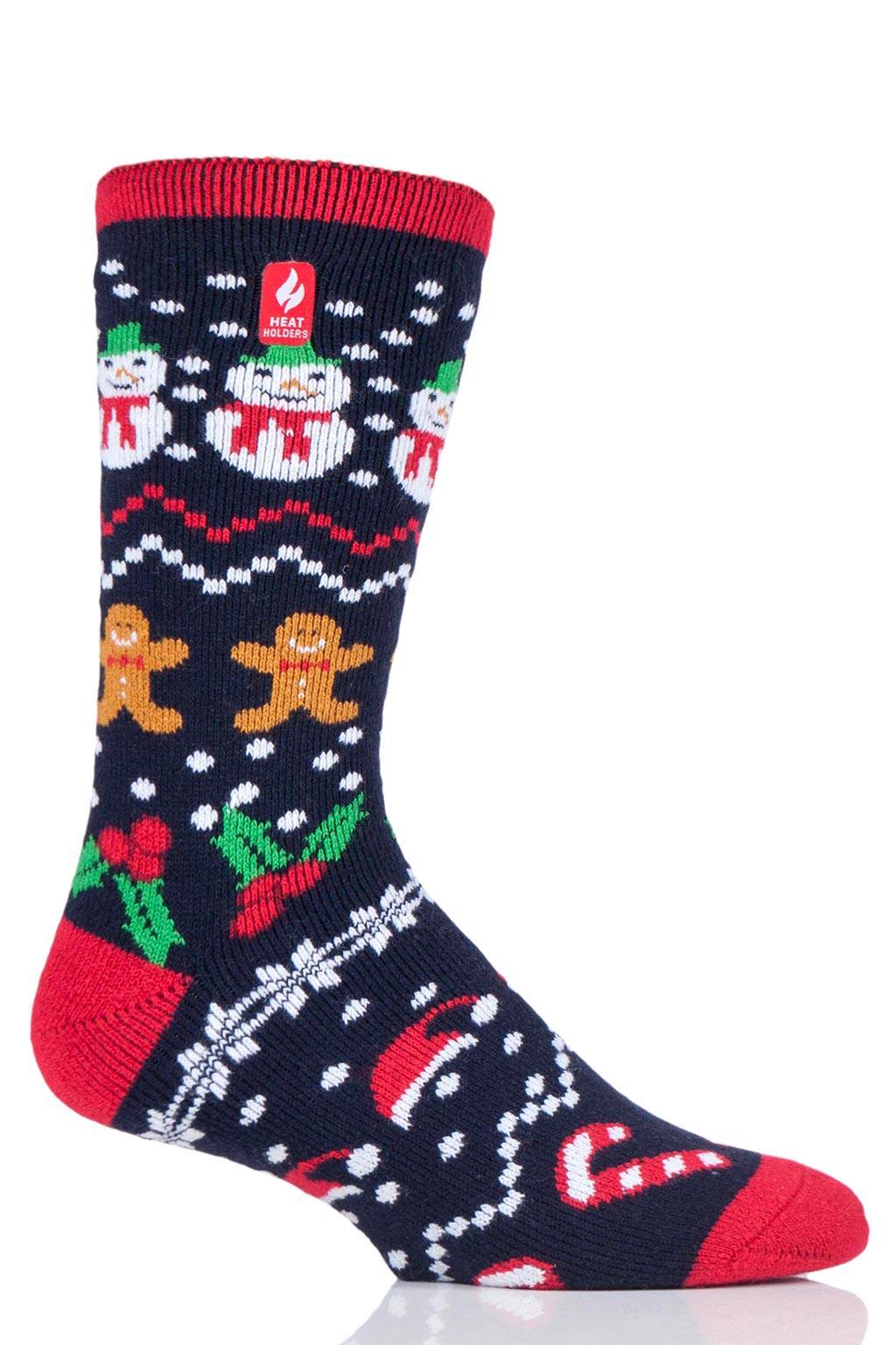 Men's Christmas Pattern LITE Socks Heat Holders Men's Christmas Pattern LITE Socks Heat Holders