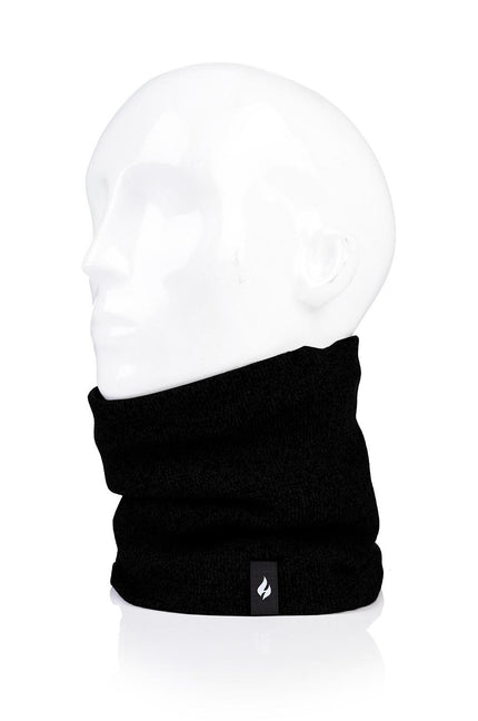 Heat Holders Men's Nicholas Thermal Neckwarmer Black #color_black