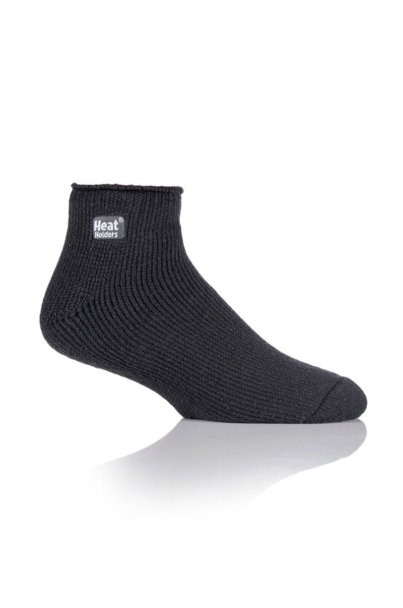 Heat Holders Men's Original Thermal Ankle Sock Solid Charcoal
